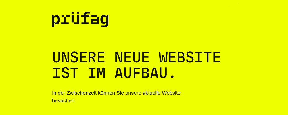 Unsere neue Webseite ist im Aufbau